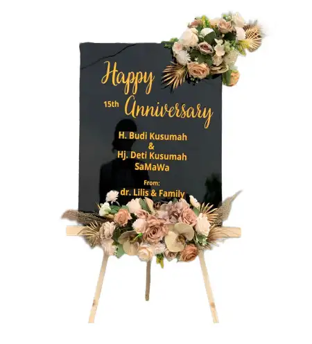 Papan Bunga Akrilik Talangsuko