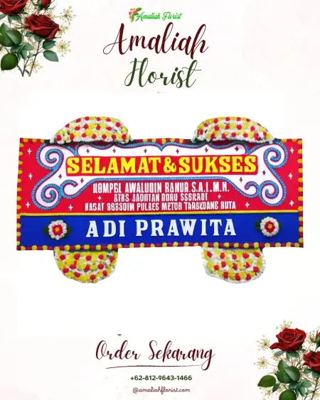 Papan Bunga Ucapan Selamat Talangsuko